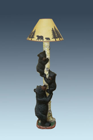 Bear floor deals lamp